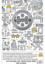 Filmplakat Geocaching International Film Festival 2025