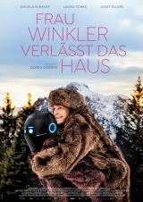 Filmplakat Strickkino - Frau Winkler verlässt das Haus